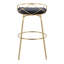 Tabouret de bar pivotant 29,75 po Lakyia