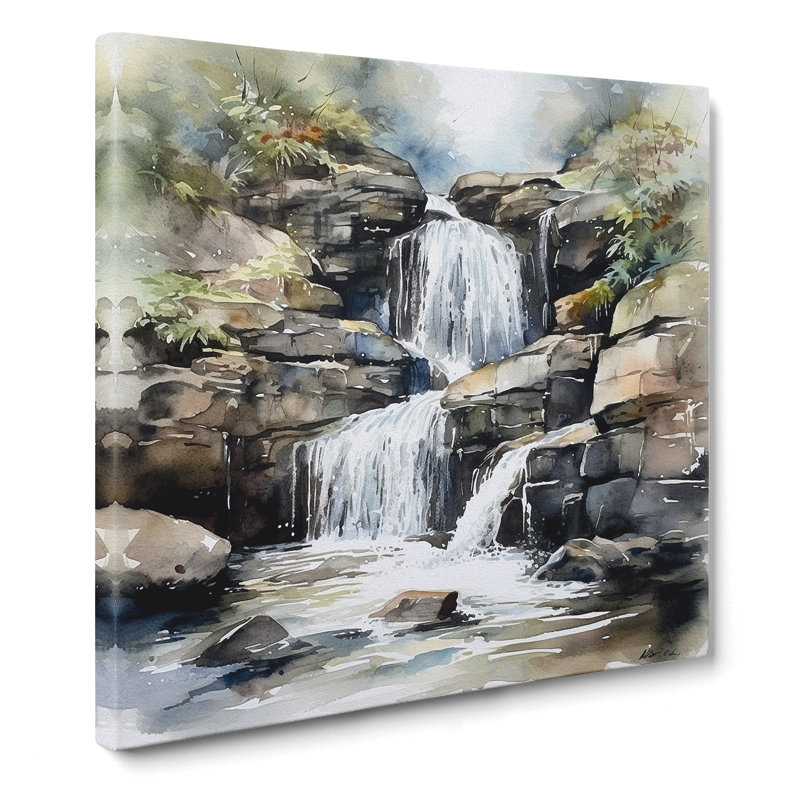 Waterfall - Wrapped Canvas