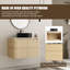 Ensemble de meuble-lavabo simple 30 po avec plateau en pierre reconstituée Eaton-2087038209-2087038213