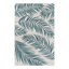 Tapis intérieur / extérieur bleu clair / blanc en polypropylène tissé à la machine Rowdy-724539994