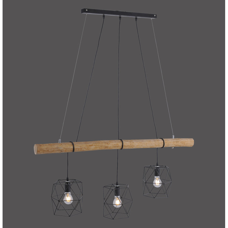 Keys 3 - Light Black Kitchen Island Pendant