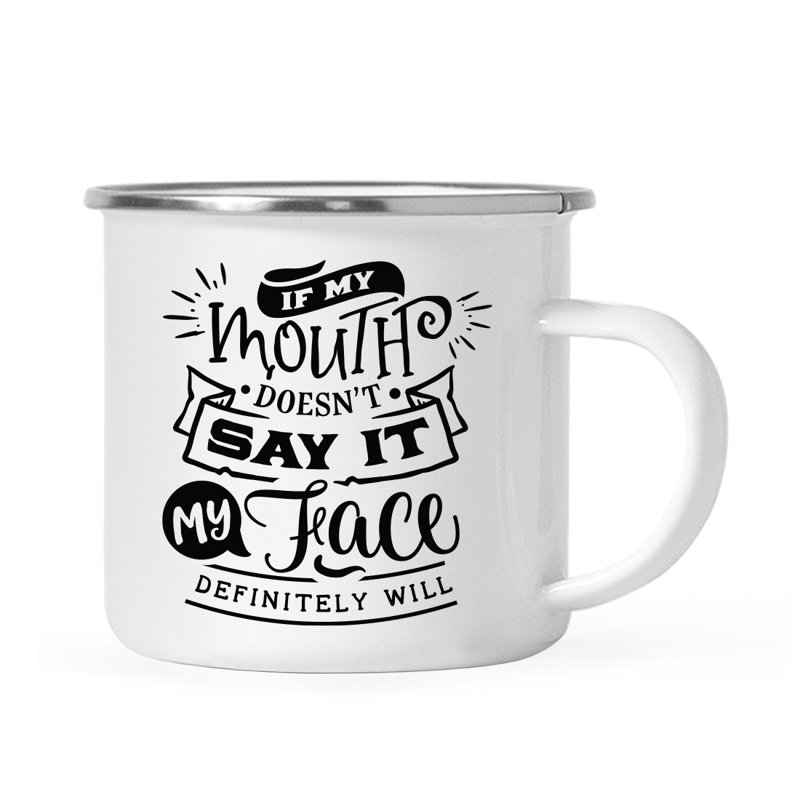 Tasse de camping «Funny Mom», Tout à fait