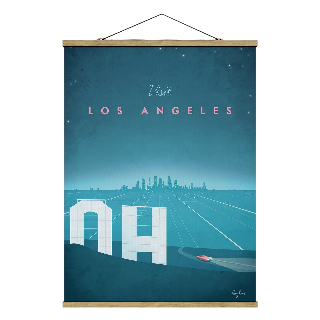 Grafikdruck Travel Poster - Los Angeles