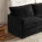 Corduroy Fabric Loveseat Sofa Couch with 1 Footrest for Living Room, L-Shaped Sectional with Ottoman, Upholstered Large Size Deep Sofa with Cushions-2102349313-2090291001