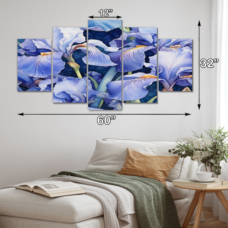 Ensemble de 5 décorations murales