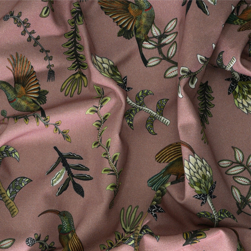 Protea Garden Linen Fabric, Magnolia