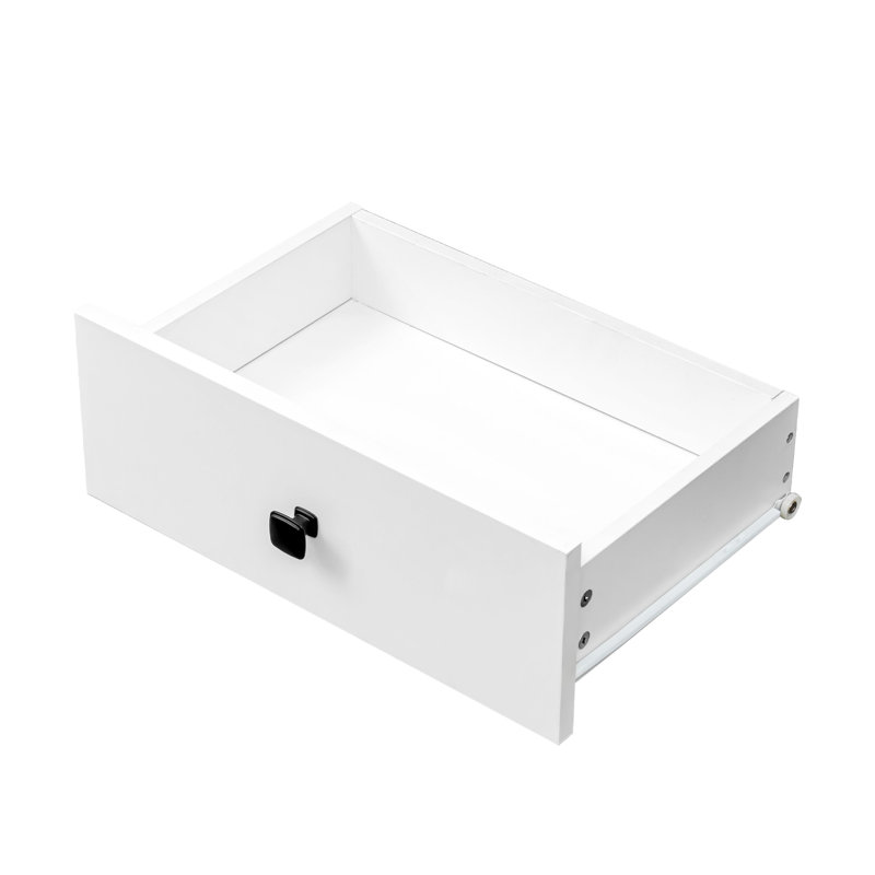 Armoire à linge blanche avec rangement polyvalent pour articles de toilette et vêtements