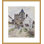«The Church at Vétheuil» par Claude Monet, impression giclée encadrée