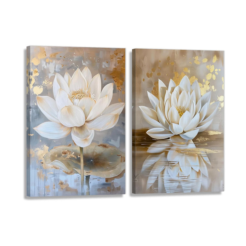 2 Piece Wrapped Canvas Wall Art