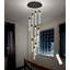 12-lights Glam Chandelier Crystal Led Dimmable Light