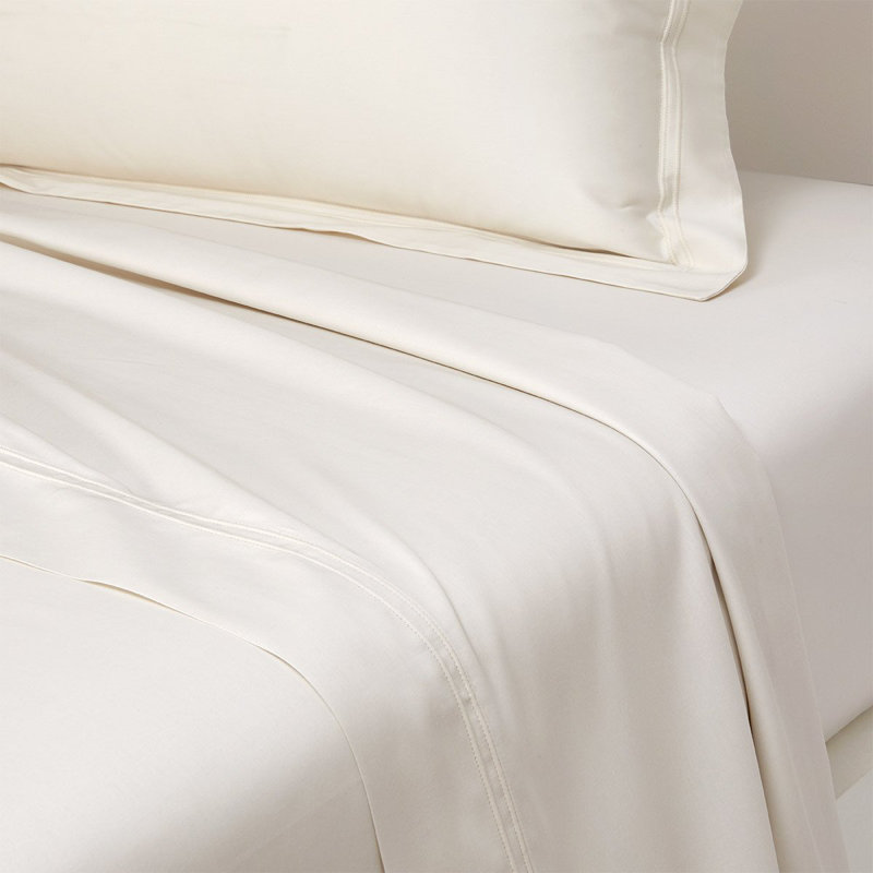 Triomphe Flat Sheet, Nacre, Twin Flat Sheet