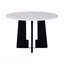Table ronde de 43 pouces Mid-Century