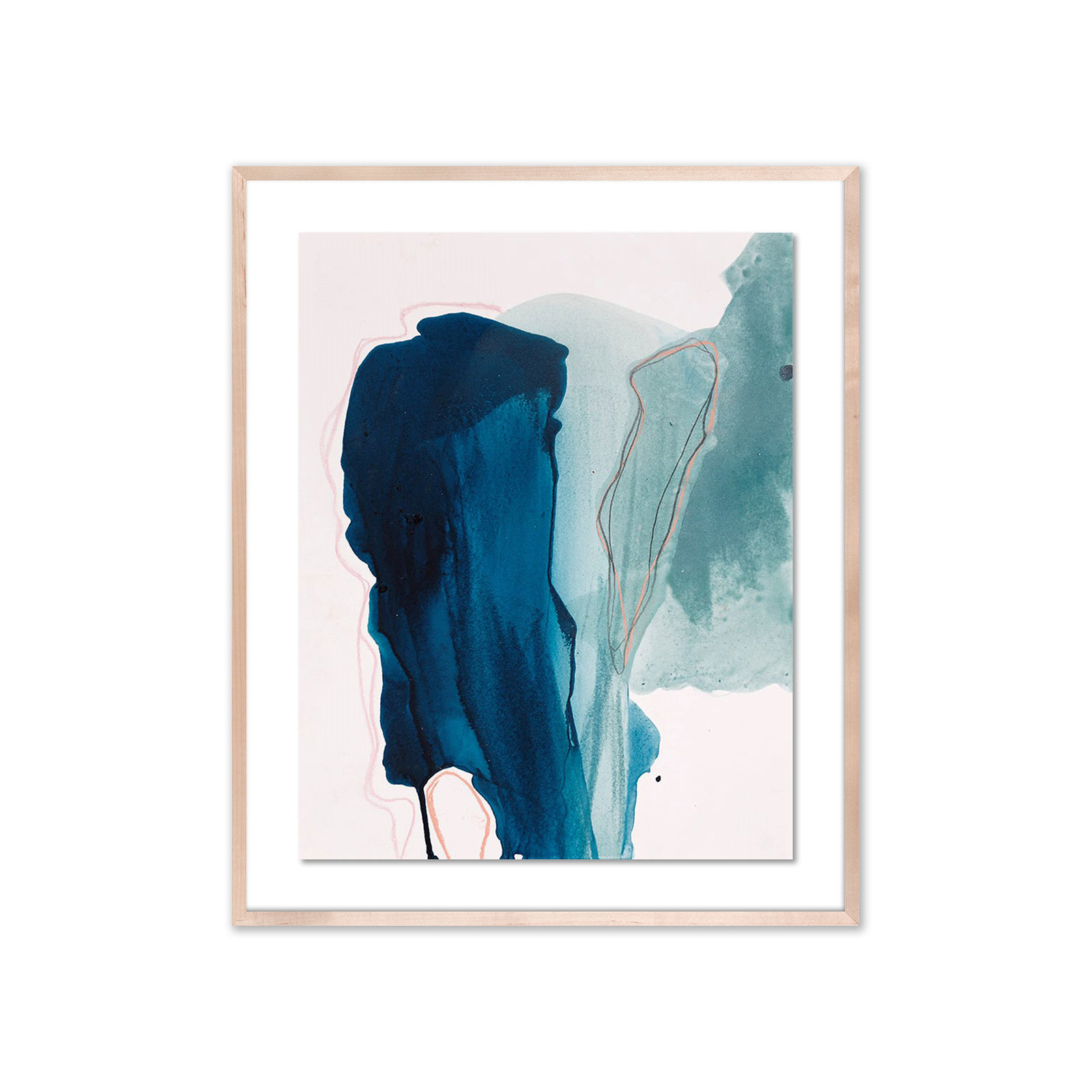 Depth by Kim Whiteside, Natural, 40" H x 33" W x 2.5" D