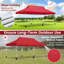Abri pliant instantané 3 x 6 m (10 x 20 pi) avec 3 hauteurs ajustables, rouge