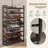 32-40 Pair Stackable Shoe Rack, with Adjustable Flat or Angled Shelves-823516378