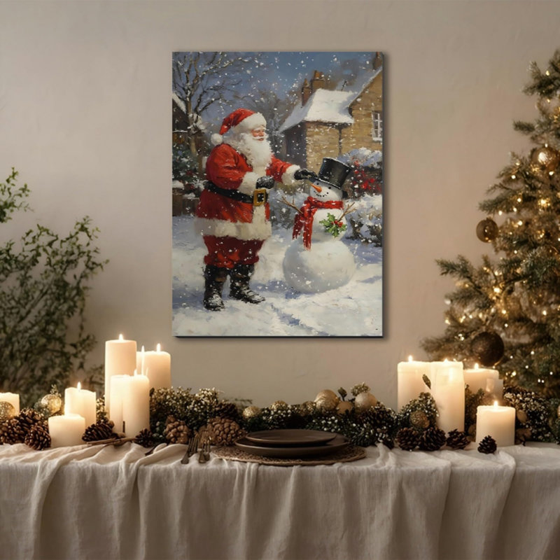 «Winter Christmas», art mural 24 po x 36 po