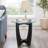 Glass Top Side End Table-137803145