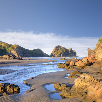 «Piha Beach» - Photographie sur toile tendue