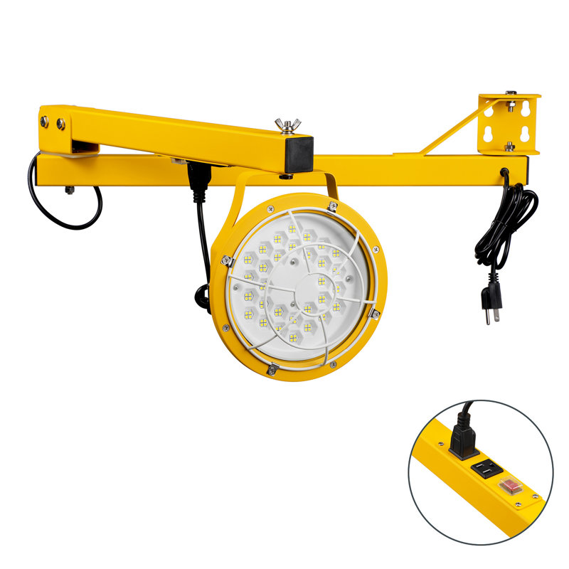 LED Loading Dock Light, 360 Degree Rotatable Light Head, 50W 5500LM, ETL Listed