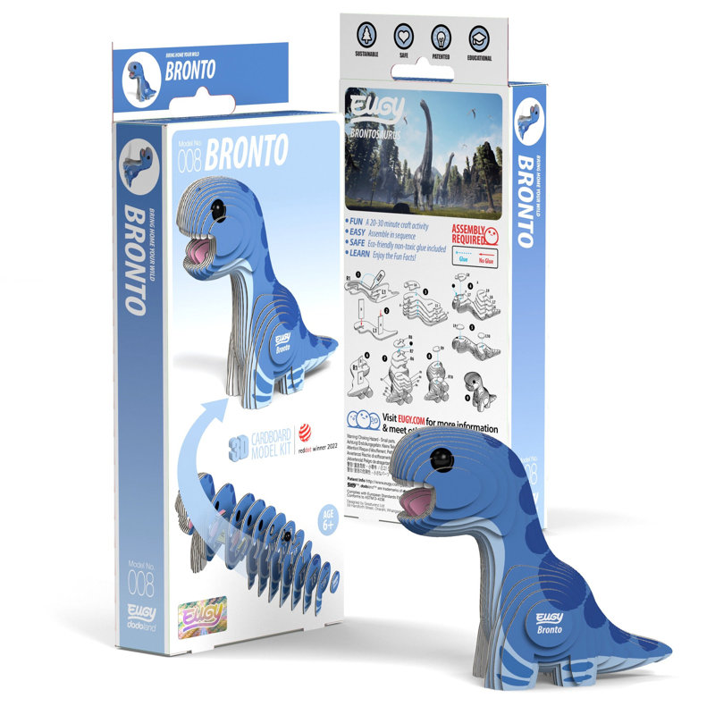 Casse-tête EUGY Brontosaurus 3D