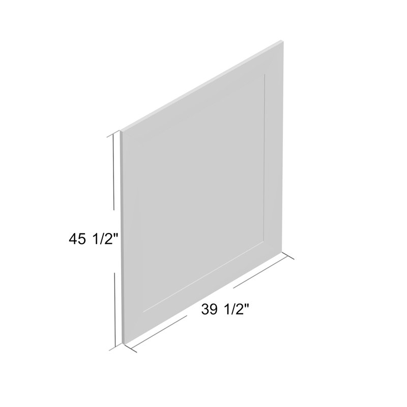 Machuca Engineered Wood Rectangle Wall Mirror, 39.5" H x 45.5" W, Brown