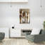 Art mural doré, art abstrait-129478805