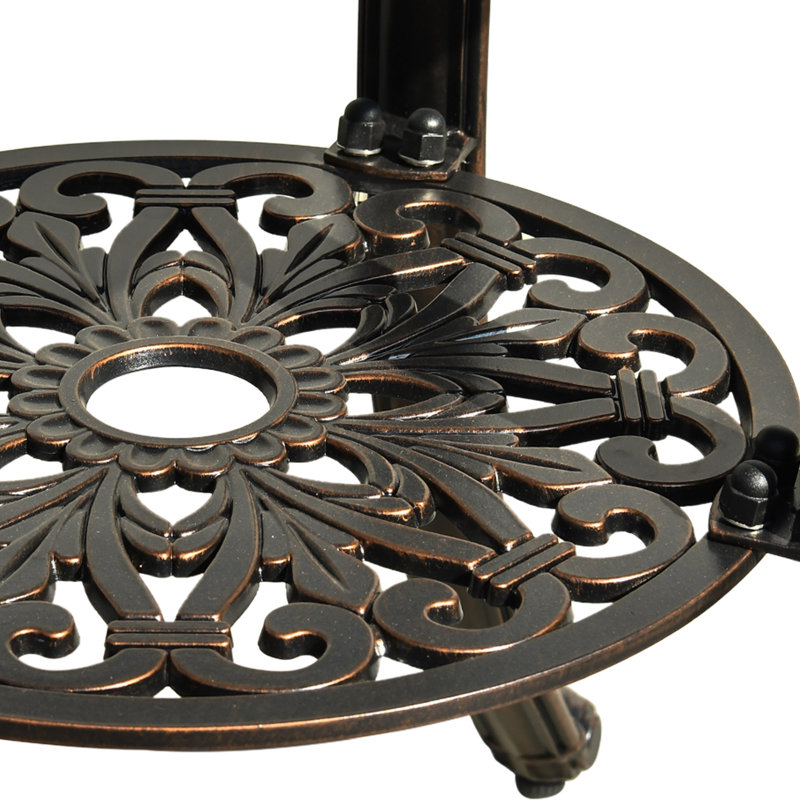 Table d'extérieur Denitta L 30,7 po x l 30,7 po
