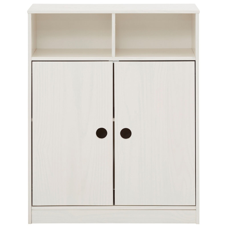 Diepreye 2 -Door 4 -Shelf, White