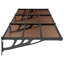 Dakota Fields 297.5cm W x 90cm D Plastic Cover Retractable Patio Awning-907770573