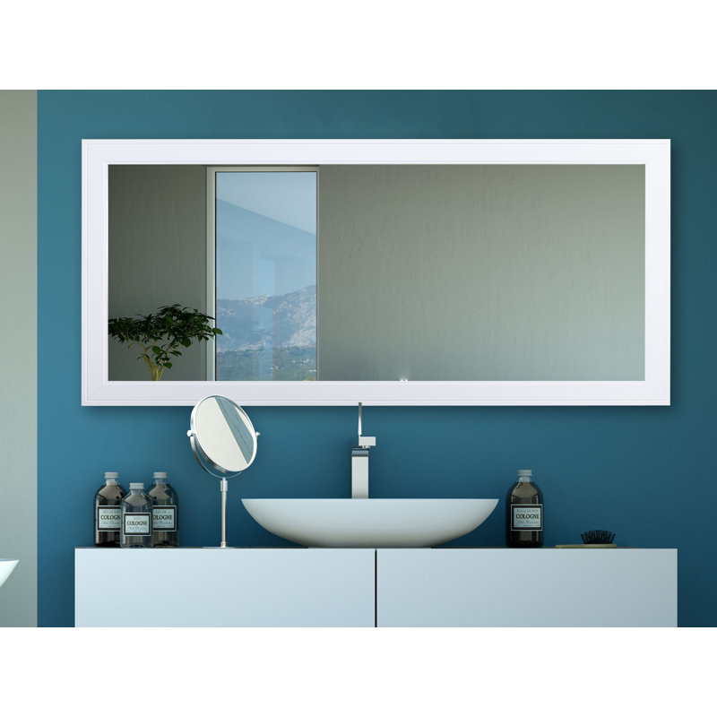 Kozan Engineered Wood Mirror, Black, 35" x 65.5"
