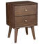 Table de chevet 2 tiroirs Century