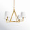 Mattia 4 - Light Dimmable Chandelier