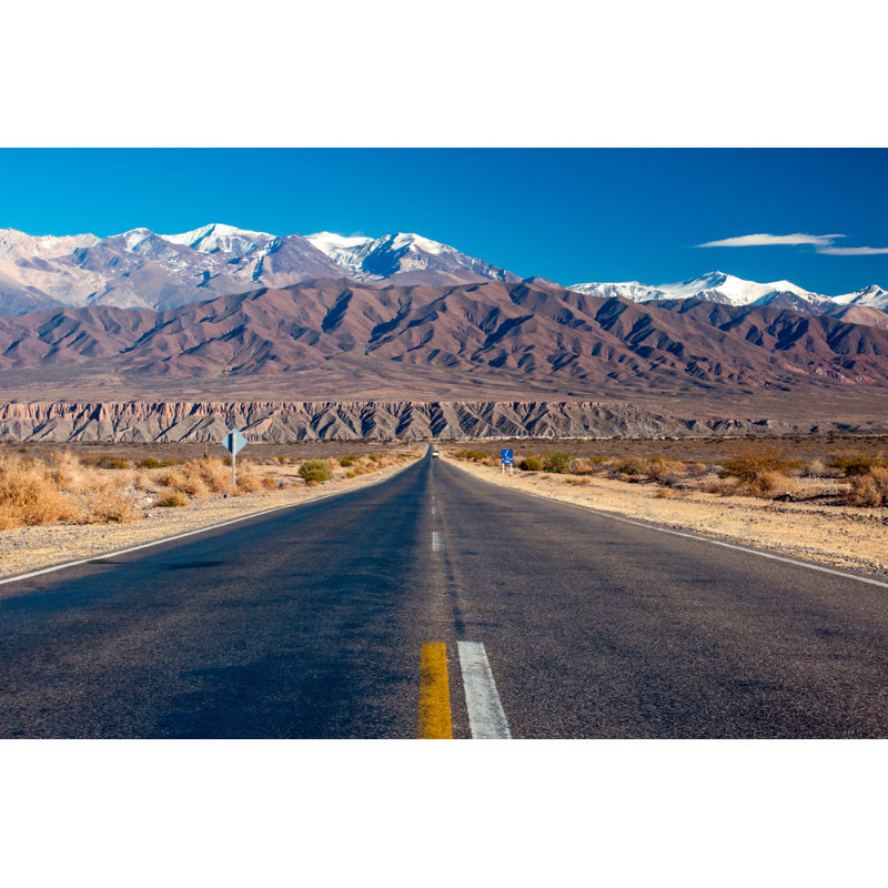 Road In Northern Argentina by Elxeneize - Wrapped Canvas Print, 30cm H x 46cm W x 3.8cm D