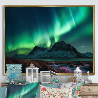 " Northern Lights In Stunning Arctic Mountains "