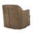 Fazio Genuine Leather Swivel Barrel Chair-1576489783