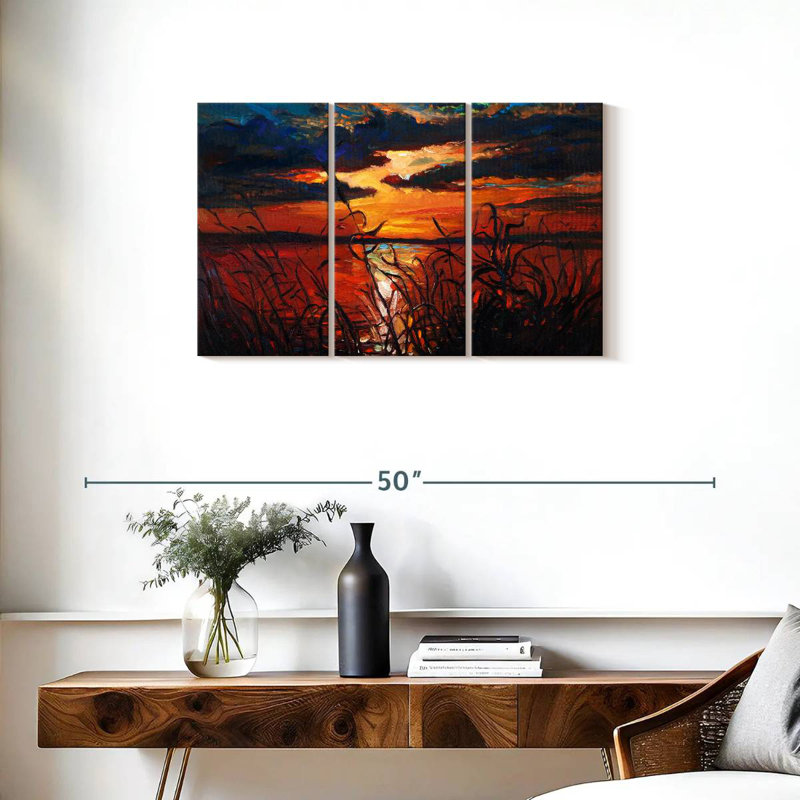 Gillard Dark Sunset, 20" H x 33" W
