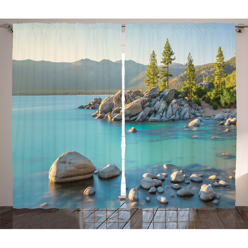 Semi Sheer Curtain Pair, 54" x 96"