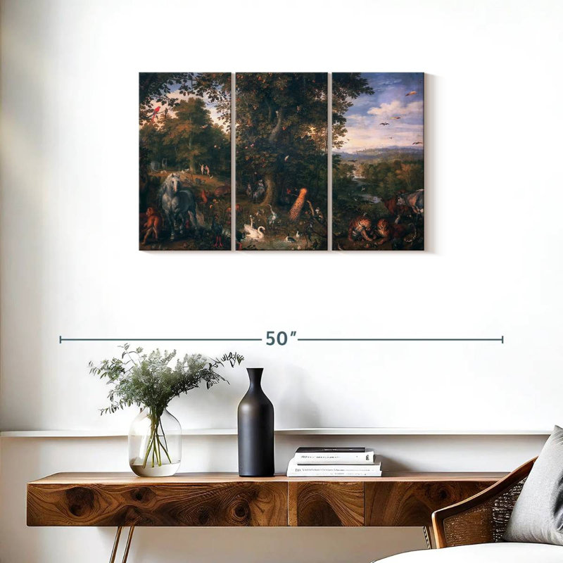 Harnek Garden Of Eden, 20" H x 33" W