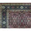 Wool Oriental Area Rug in Rust/Black