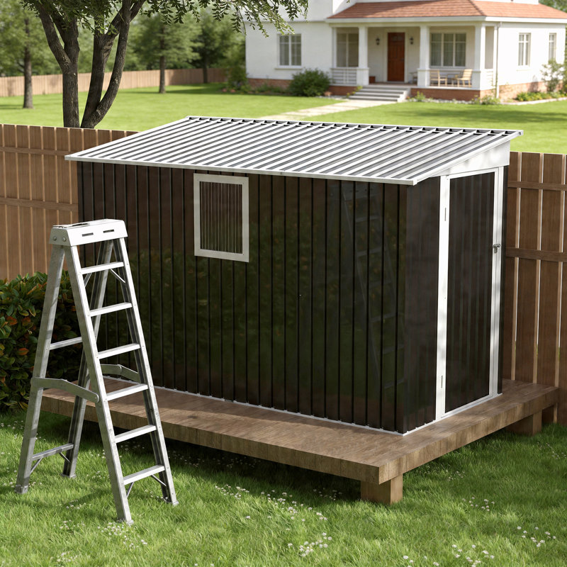 Metal Garden Shed with Window