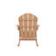 Chaise Adirondack à bascule en plastique avec table Laguna-1021813936