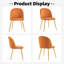 Chaise d'appoint empilable en velours-475249280
