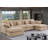 155.7" W 6-Piece Modular Chenille Sectional-338274382
