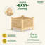 Wood Elevated Planter-79572760