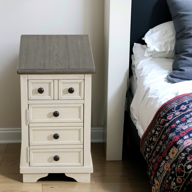 Alfrida End Table with Storage