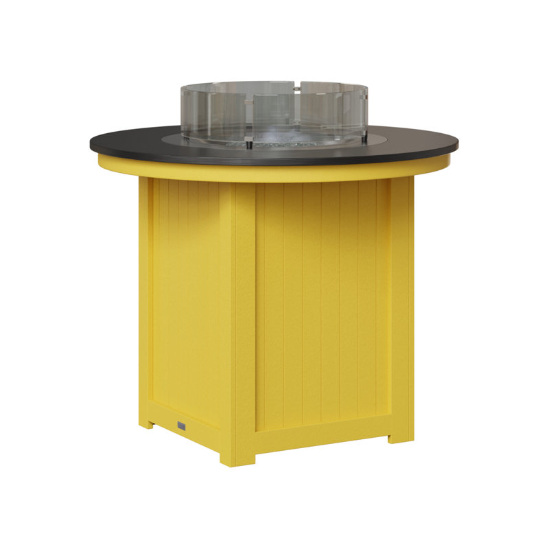 Foyer de table rond à hauteur de comptoir de 44 po Berlin Gardens Donoma, H 37 po x l 44 po x P 44 po