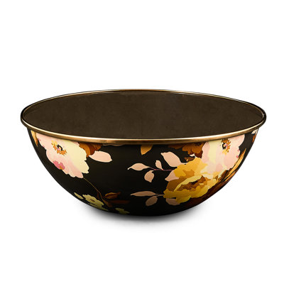 Wild Rose Brown Medium Everyday Bowl