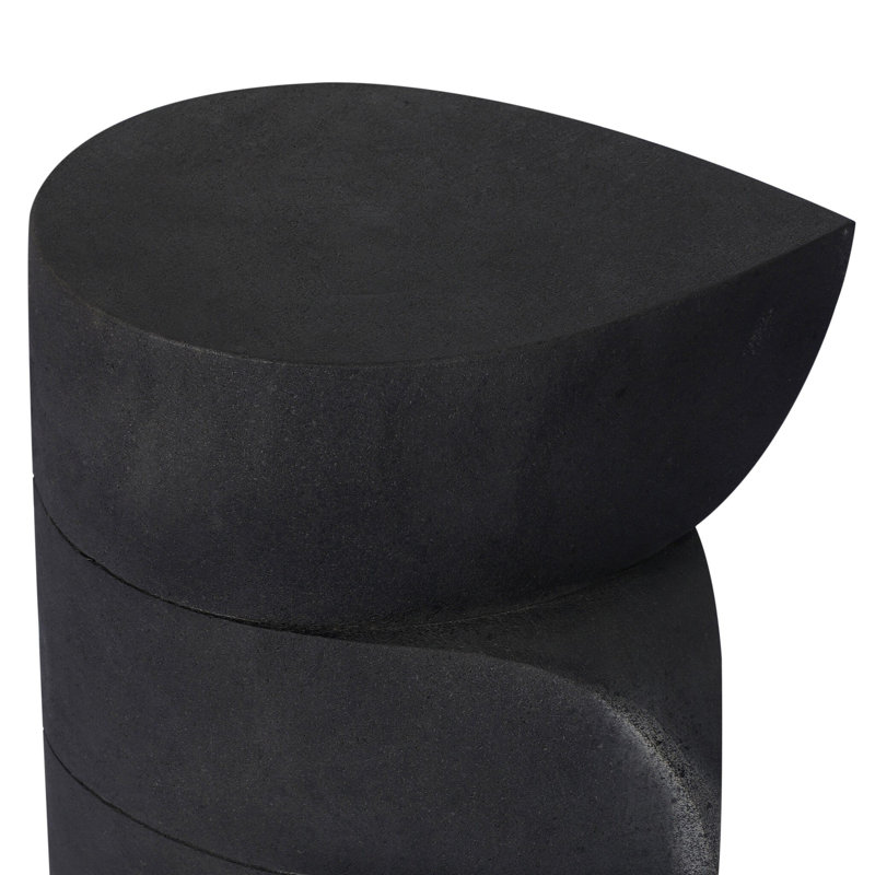Stone Top End Table