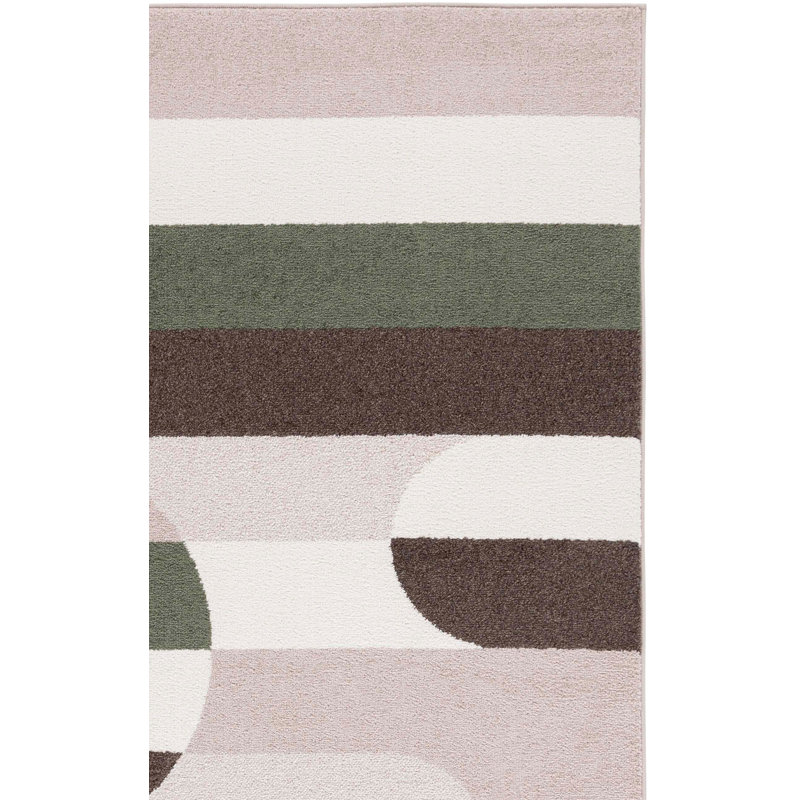 Tapis à motif géométrique Trevorr, Rectangulaire 8 pi x 10 pi