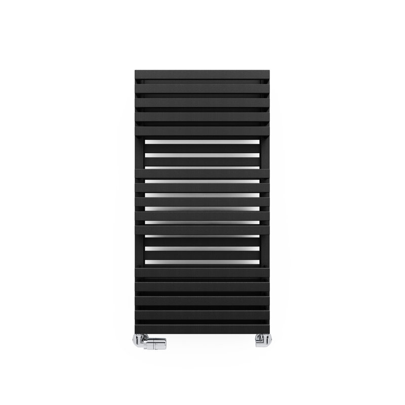 Quadrus Bold Heated Towel Rail, 87cm H x 45cm W x 12.2cm D